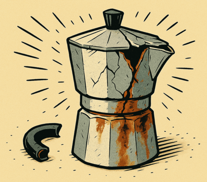 La cafetera rota